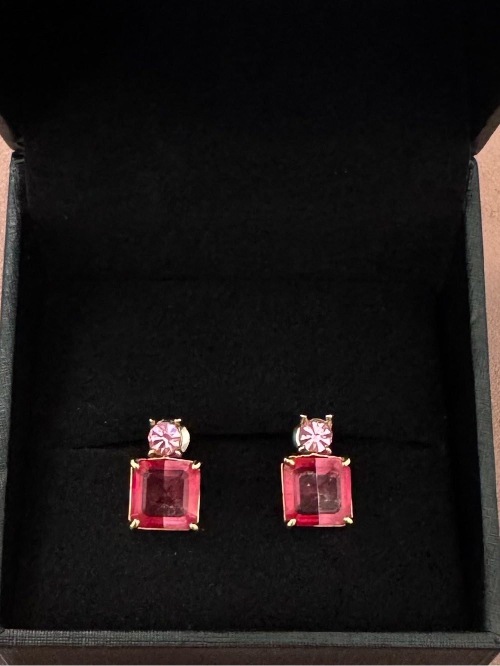 Pink Drop Stud Earrings - Women Jewelry